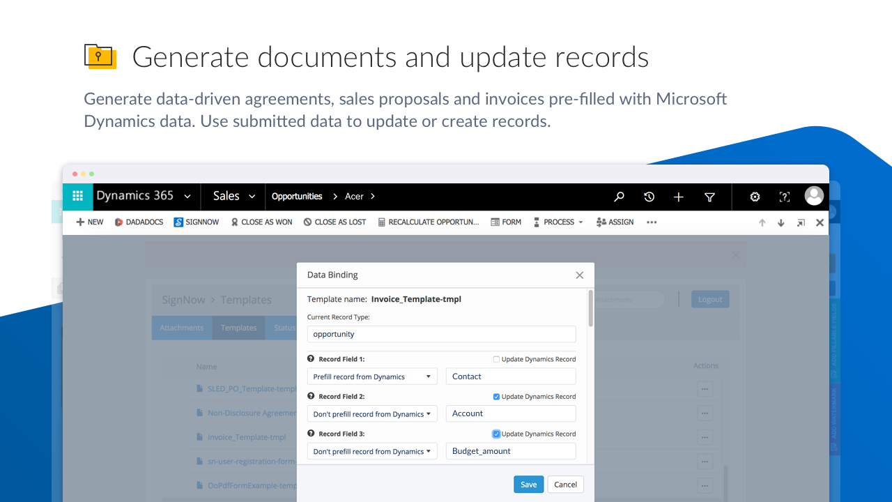 SignNow for Microsoft Dynamics