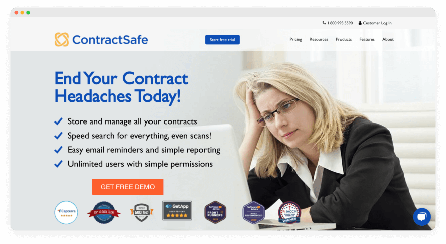 ContractSafe contract management software