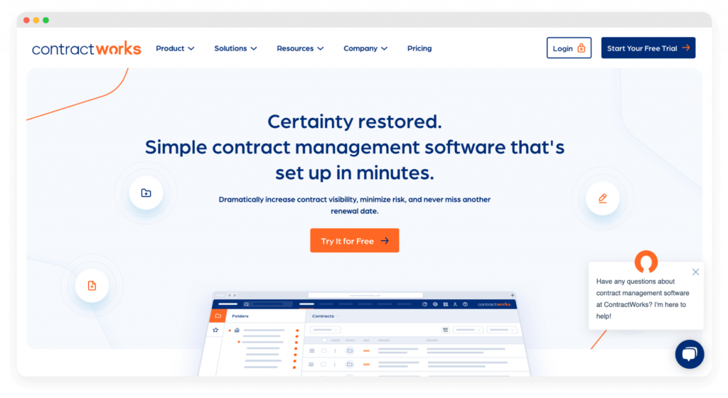 ContractWorks contract management software