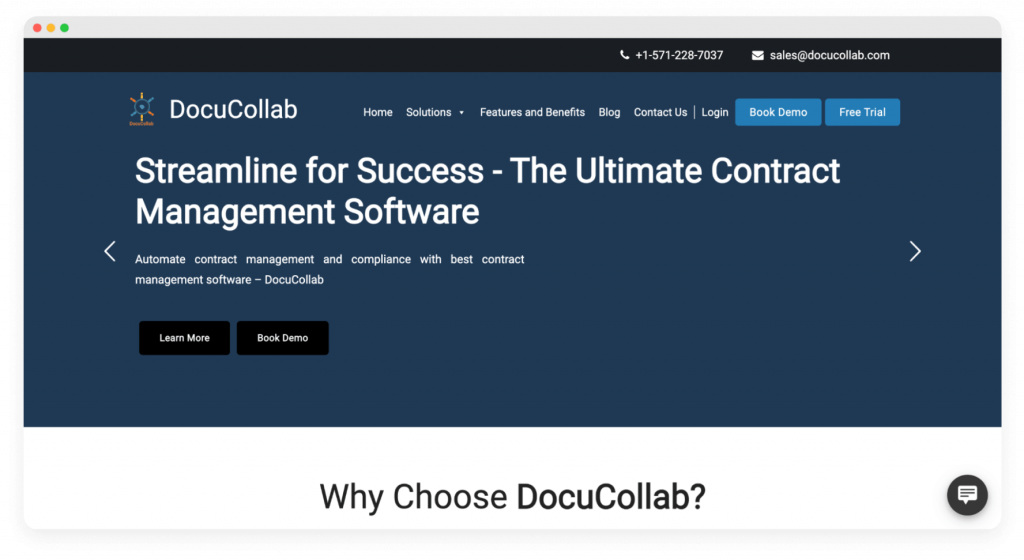 DocuCollab contract management software