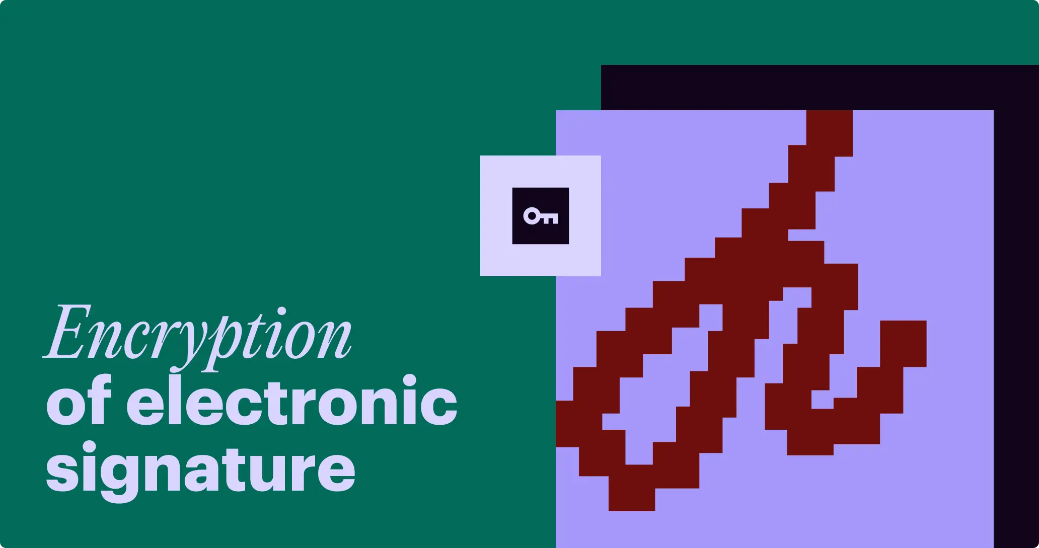 Learn more about the encryption of electronic signature