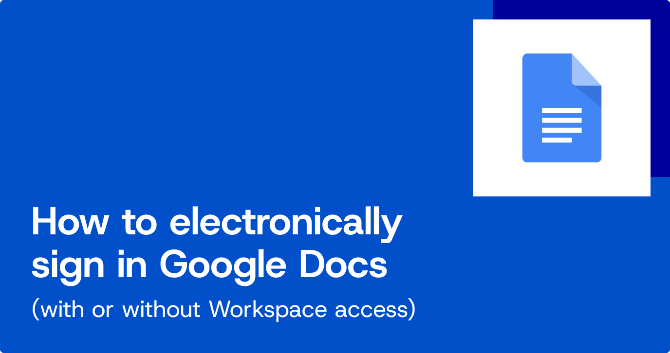 Google Sample Sign How to electronically sign in Google Docs - SignNow Blog